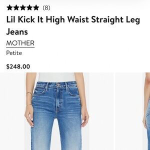 Lil mother kick it jeans - never worn